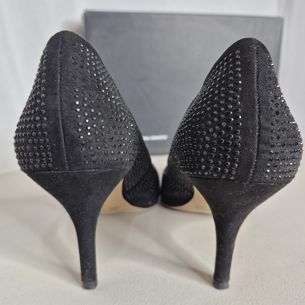 INC International Concepts Zitah3 Black Rhinestone Pumps - Size 8 - Picture 5 of 13